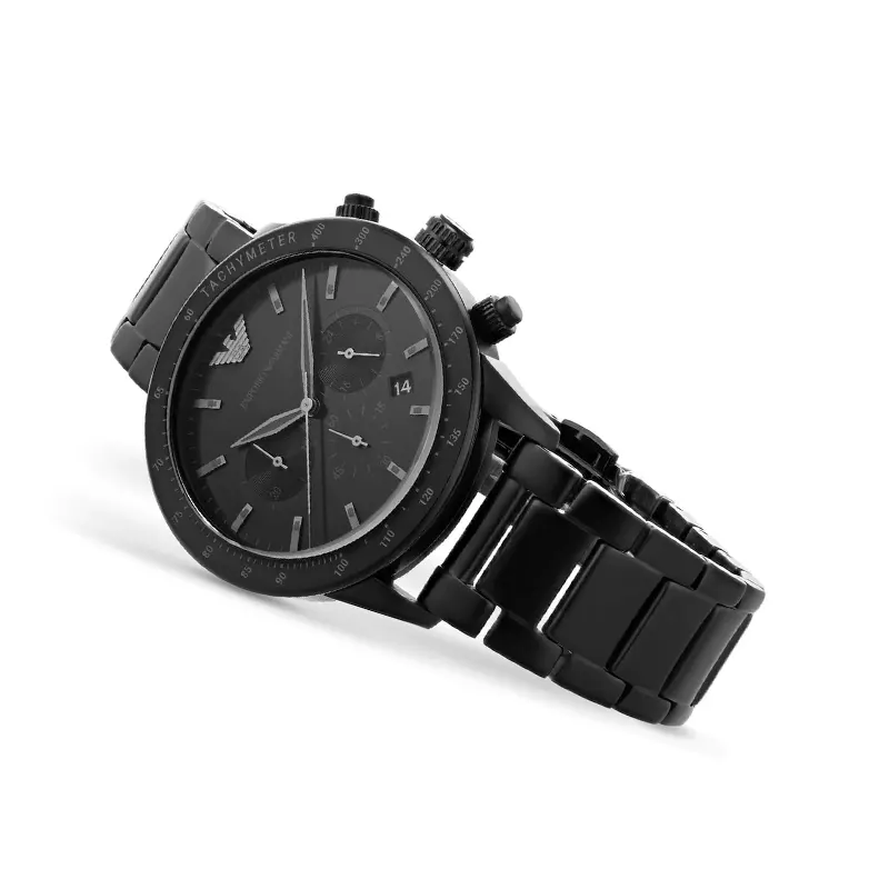Emporio Armani Mario Black Men's Watch- AR11242